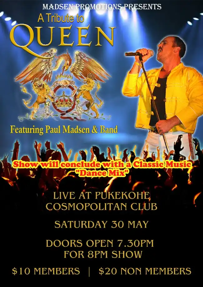 A Tribute to Queen’ featuring Paul Madsen & Band